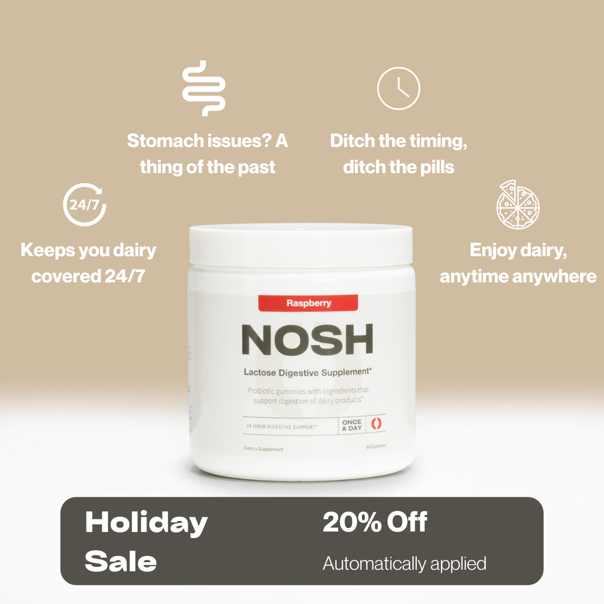 NOSH - Lactose Digestive Gummies