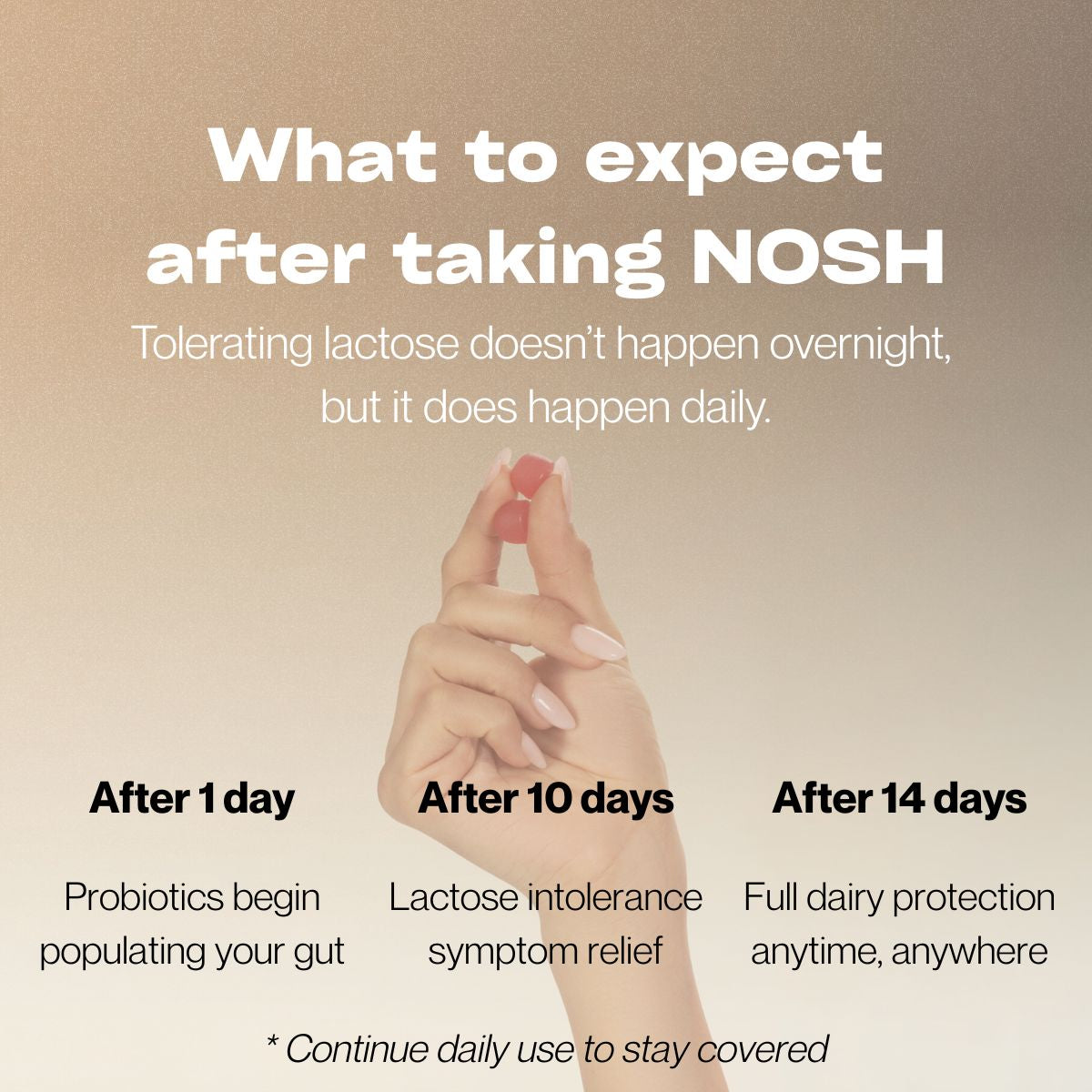 NOSH - Lactose Digestive Gummies